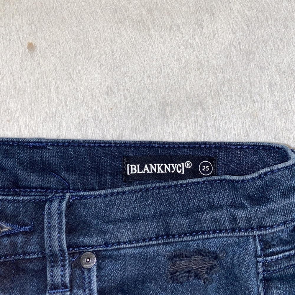 Blank NYC Jean Skirt Dark Blue - Picture 6 of 8